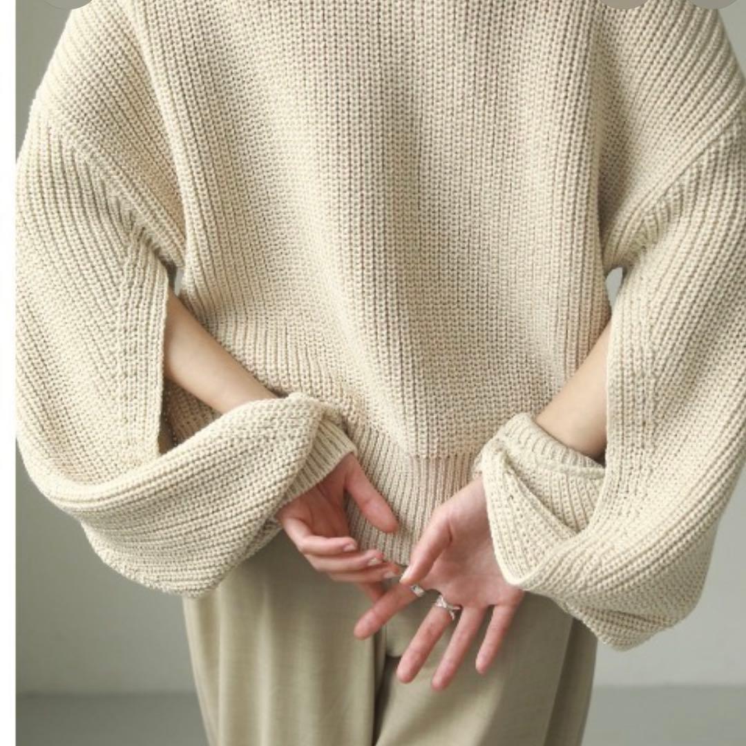 新品 TODAYFUL スリットスリーブニット Slit SleeveKnit