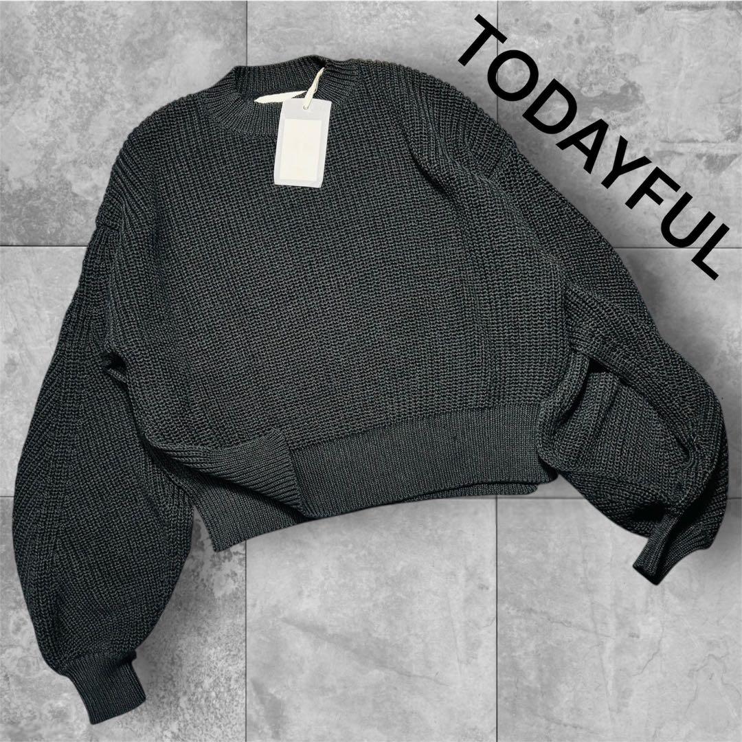 新品 TODAYFUL スリットスリーブニット Slit SleeveKnit