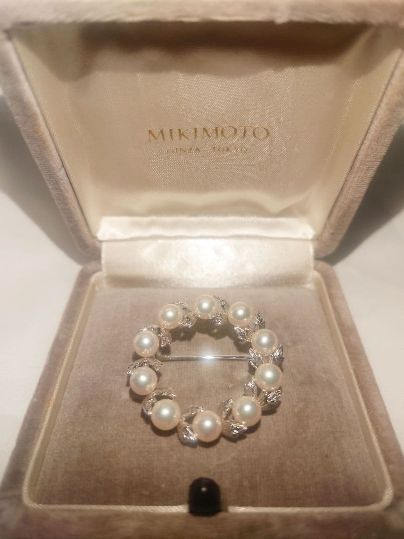 MIKIMOTO パールブローチ