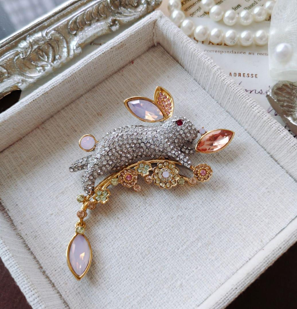 ABISTE アビステ 卯 ウサギ ブローチ ラビット 干支 2023 限定品