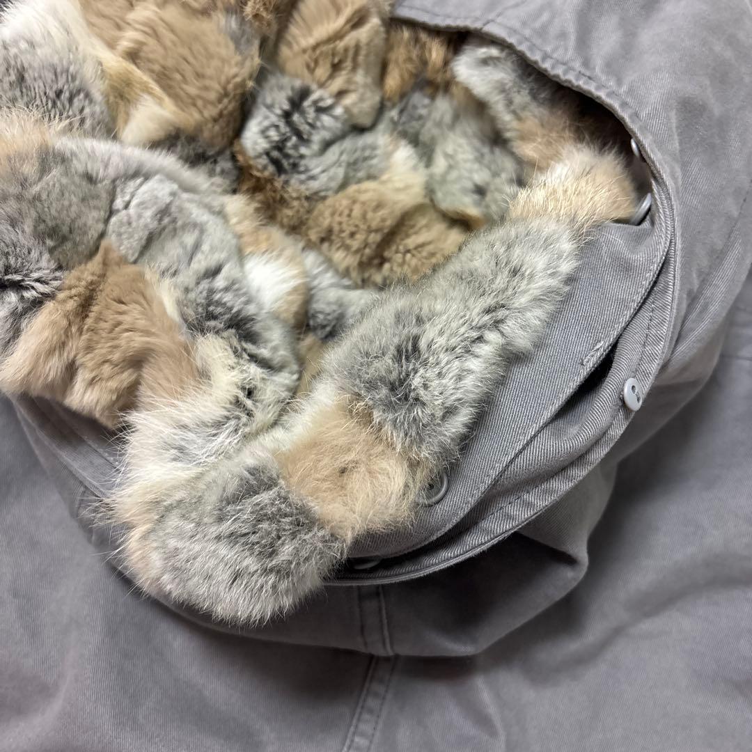 ダイアグラム　グレースコンチネンタル ラビットファーライナー付きモッズコート