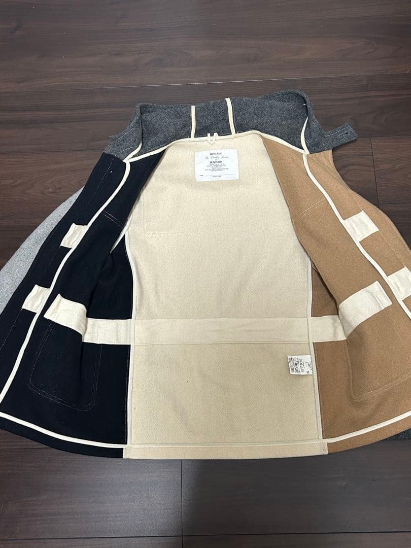 FIDELITY×BEAMS BOY ダッフルコート マルチカラー