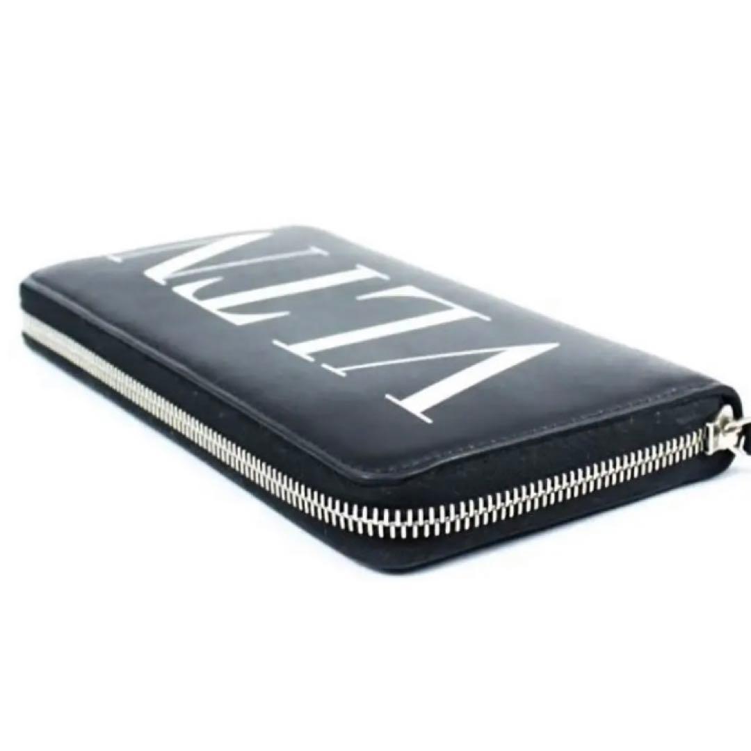 未使用級❗️ ヴァレンティノ VLTNロゴプリント・バックロゴ刻印ロングウォレット