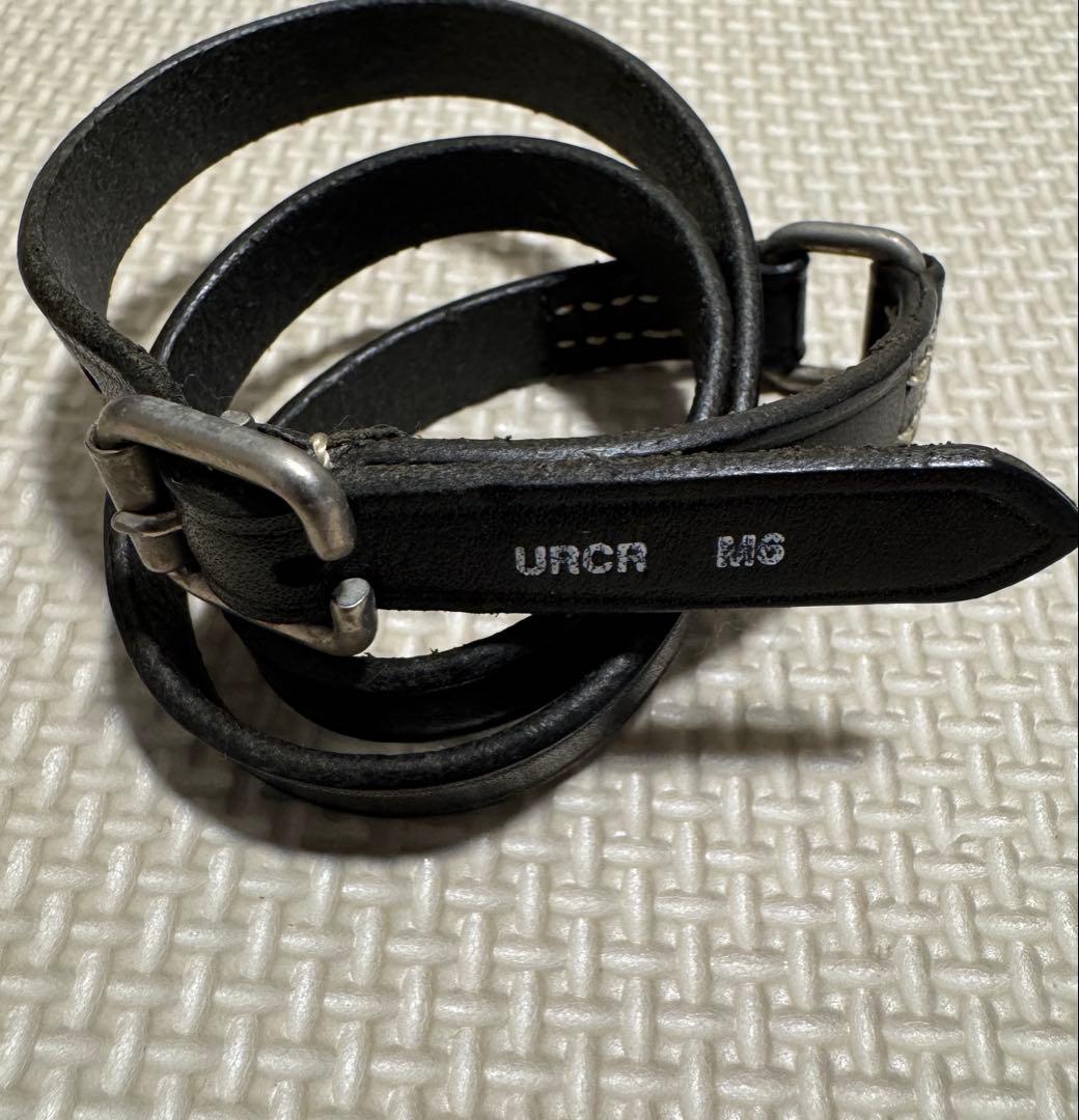 undercover Less but Better レザーブレスレット 黒