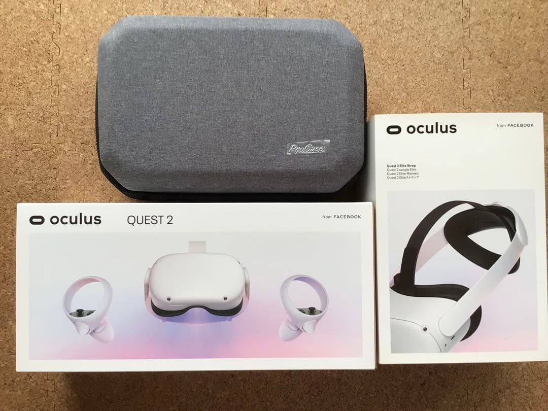  quest2 Eliteストラップ、ケース付