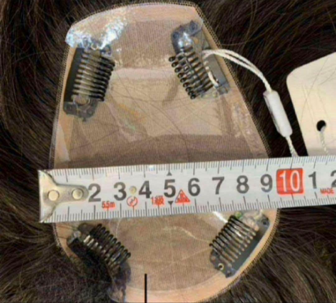 HairDre ヘアドレ L② 人毛100%ウィッグ ダークブラウン黒茶