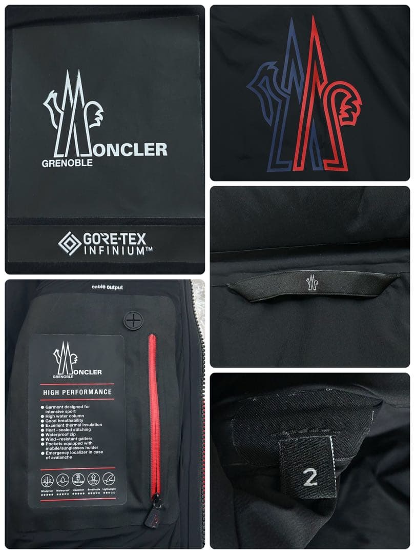 6025【未使用級・QR確認済】モンクレール‪☆ダウン MONTMIRAL