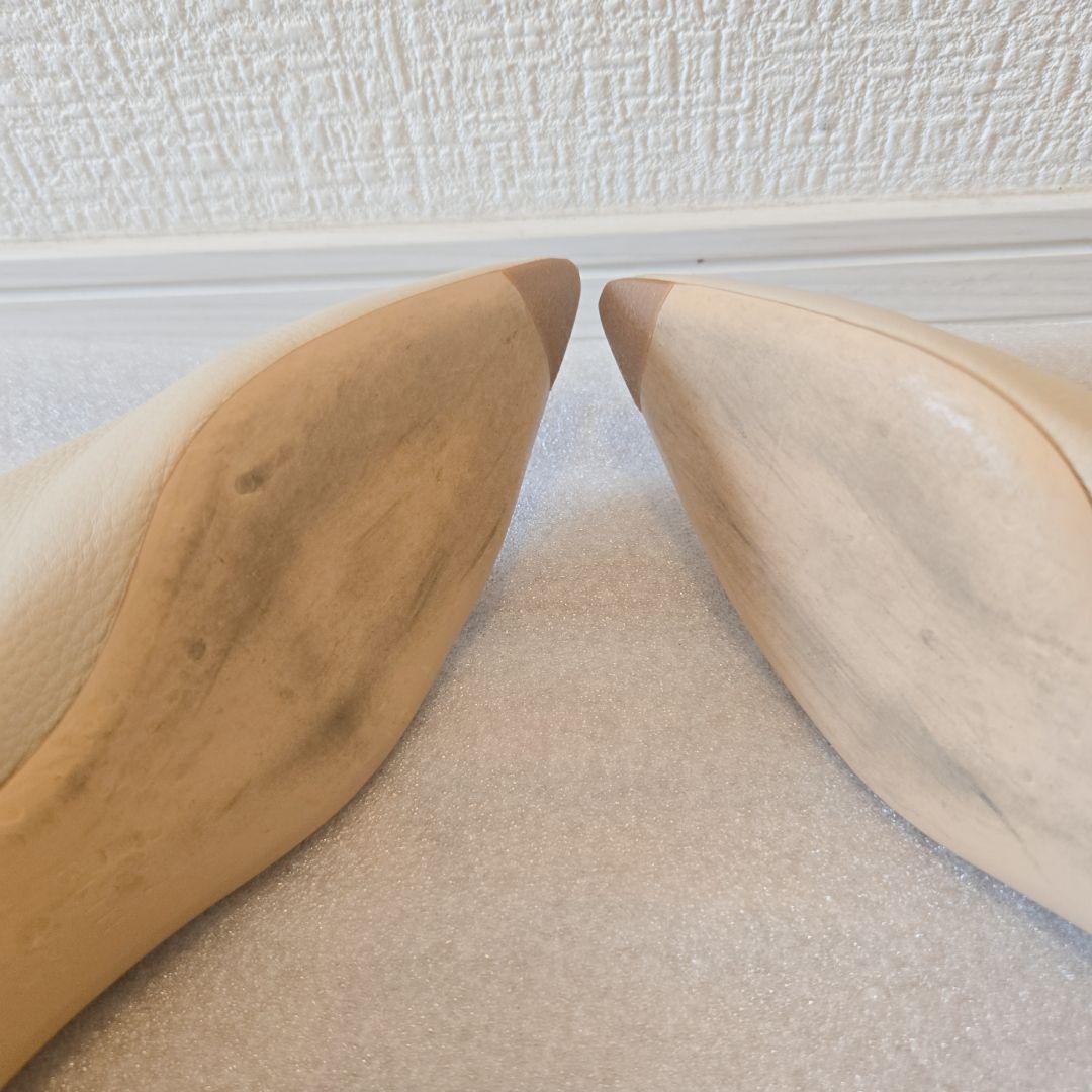 人気✨ELIN エリン ポインテッドトゥミニブーツ ブーツ 36 ベージュ