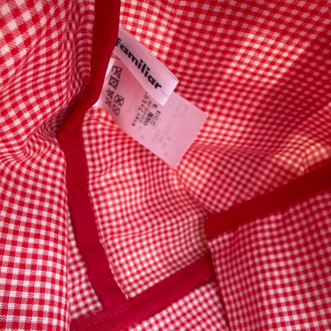 ファミリア70周年限定♡ギンガムチェックトートバッグ