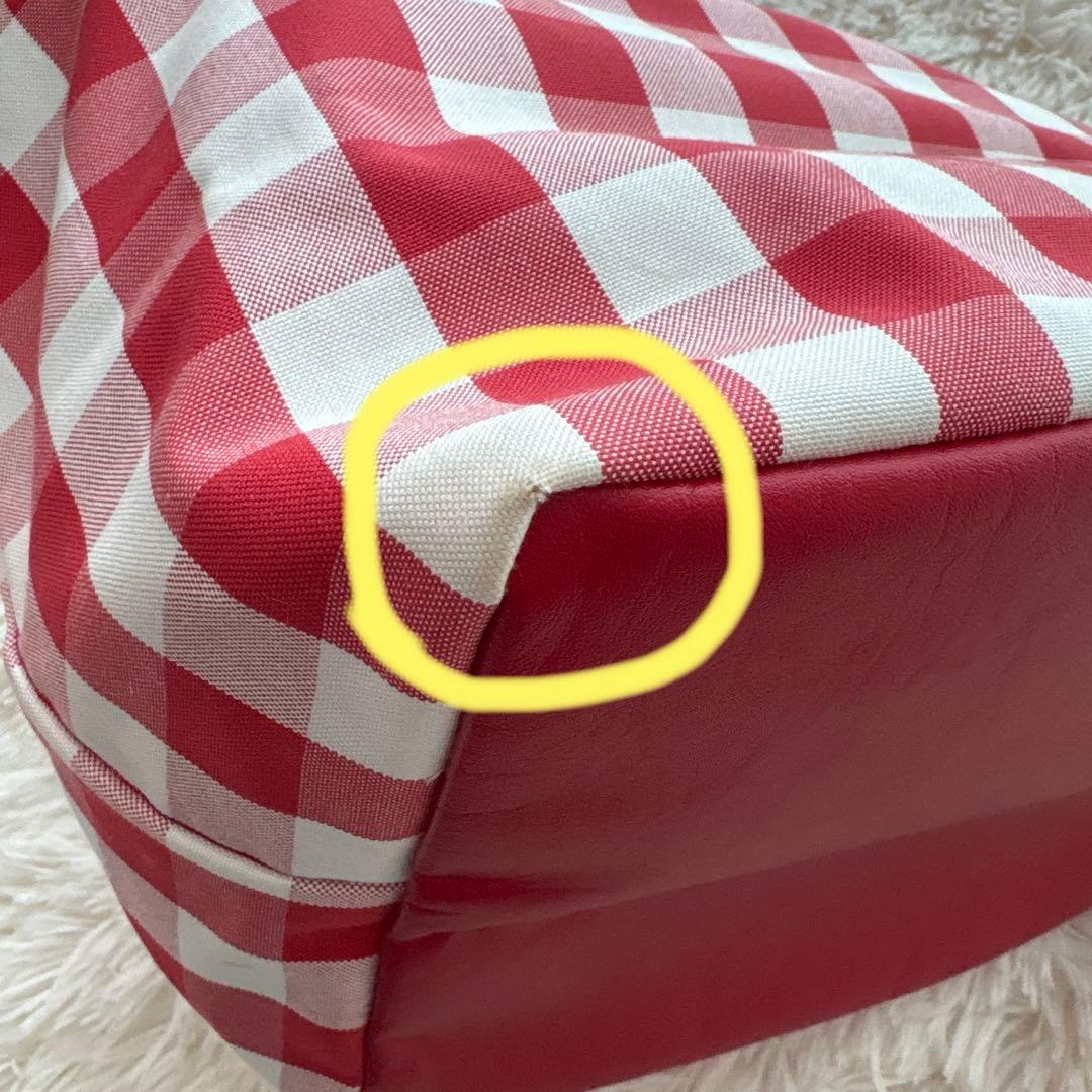 ファミリア70周年限定♡ギンガムチェックトートバッグ