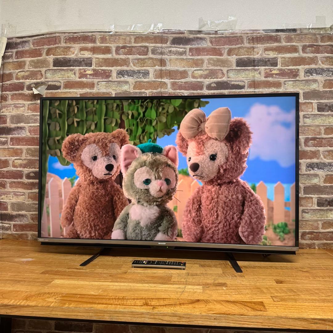 シャープ 50V型 4K液晶テレビ AQUOS LC-50US45 動画アプリ○