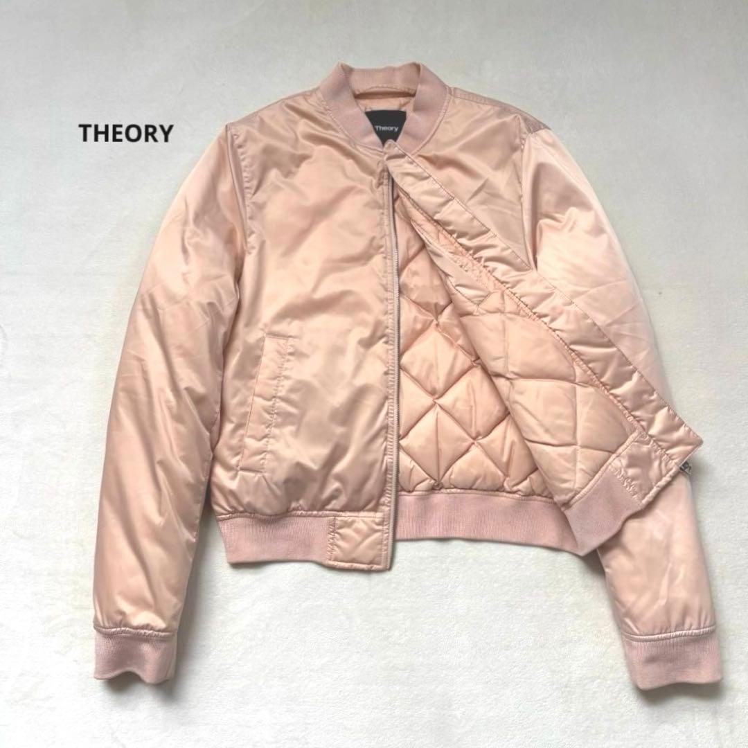 れい　THEORY セオリー　ダウン　ジャンパー　MA1 スタジャン