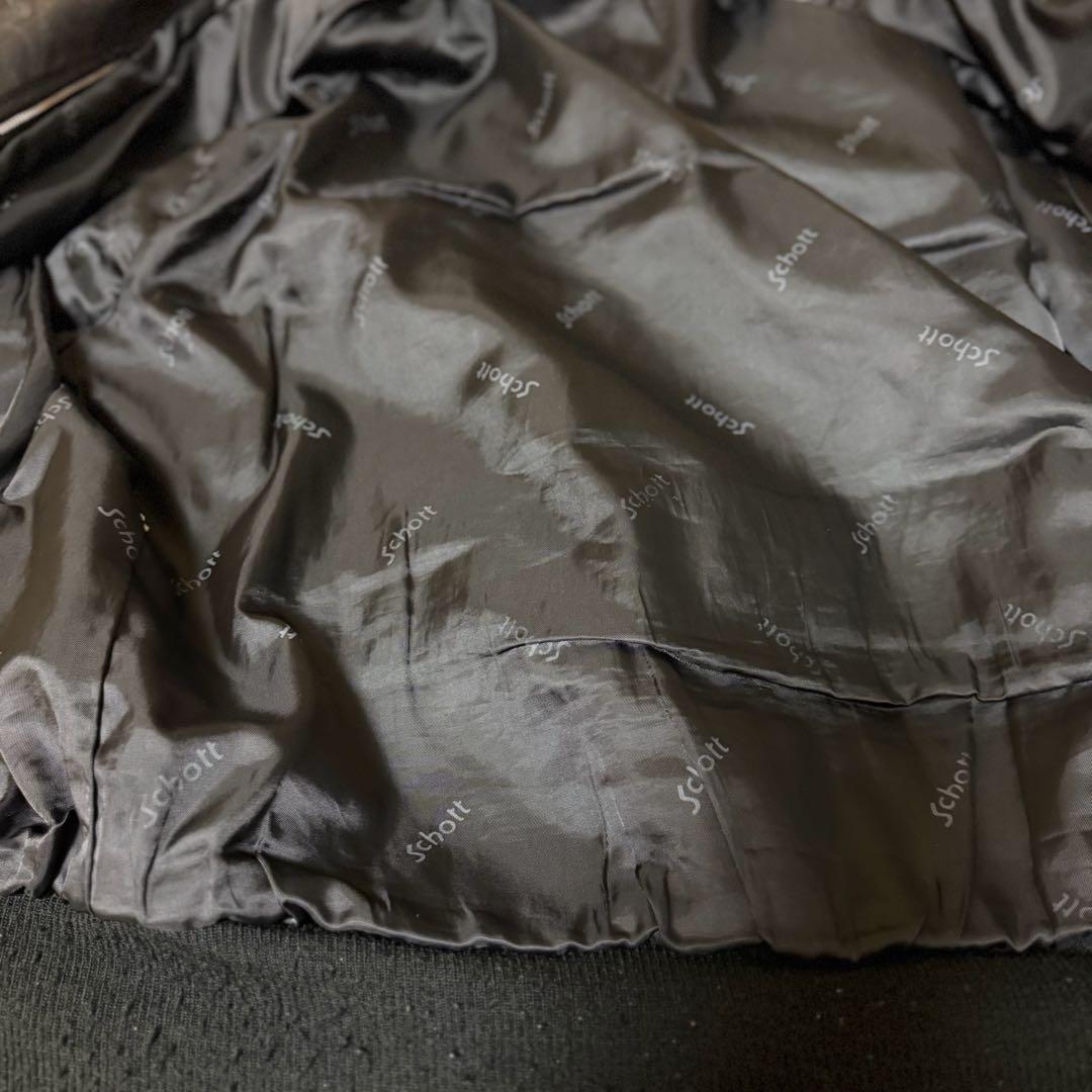 Schott（ショット）レザーボンバージャケット（フライトジャケット）