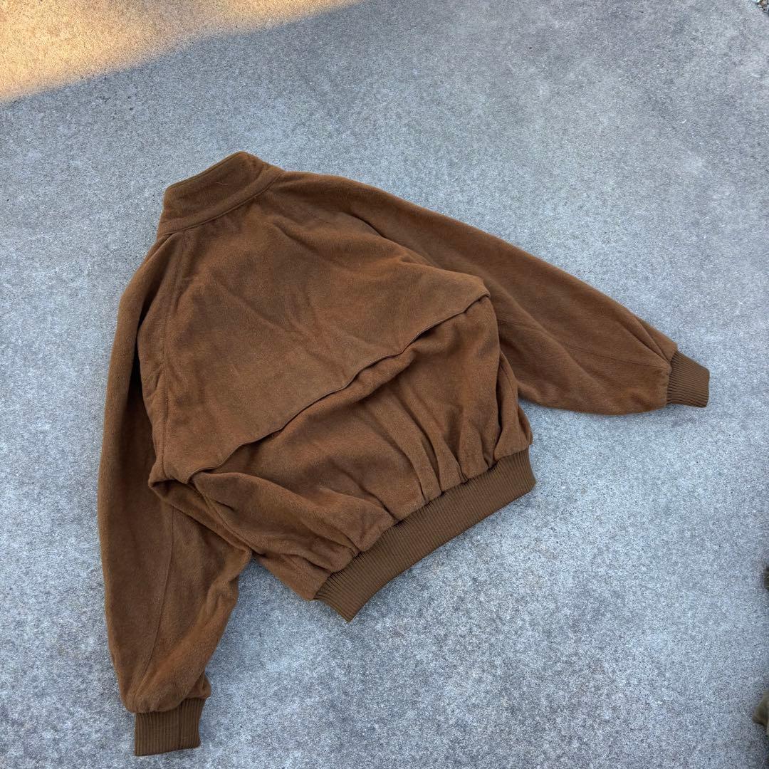 90’s vintage ウールブルゾン ブラウン 短丈 アメカジ カジュアル
