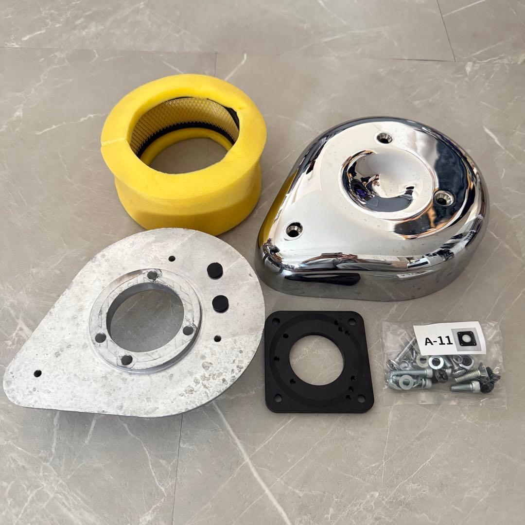 イントルーダークラシック400 ティアドロップエアクリーナー