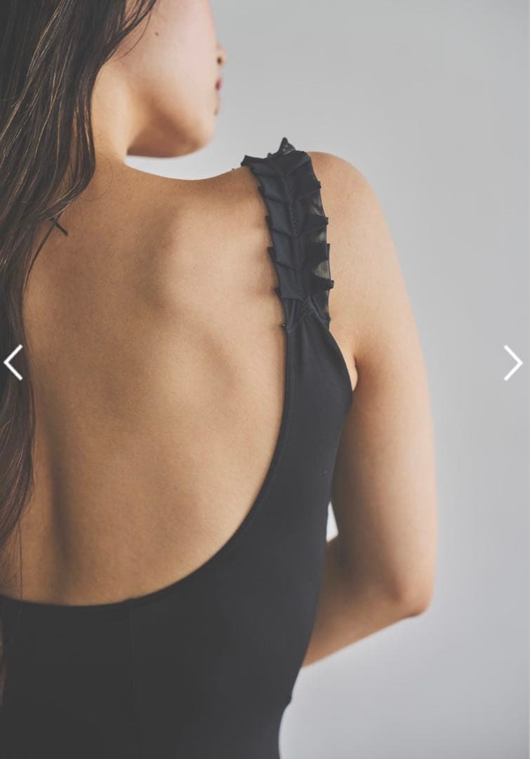 Retune stinaレオタードserenadeセレナーデレディースP黒