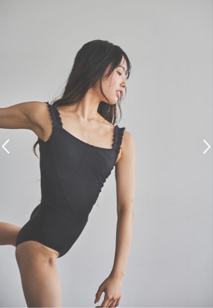 Retune stinaレオタードserenadeセレナーデレディースP黒