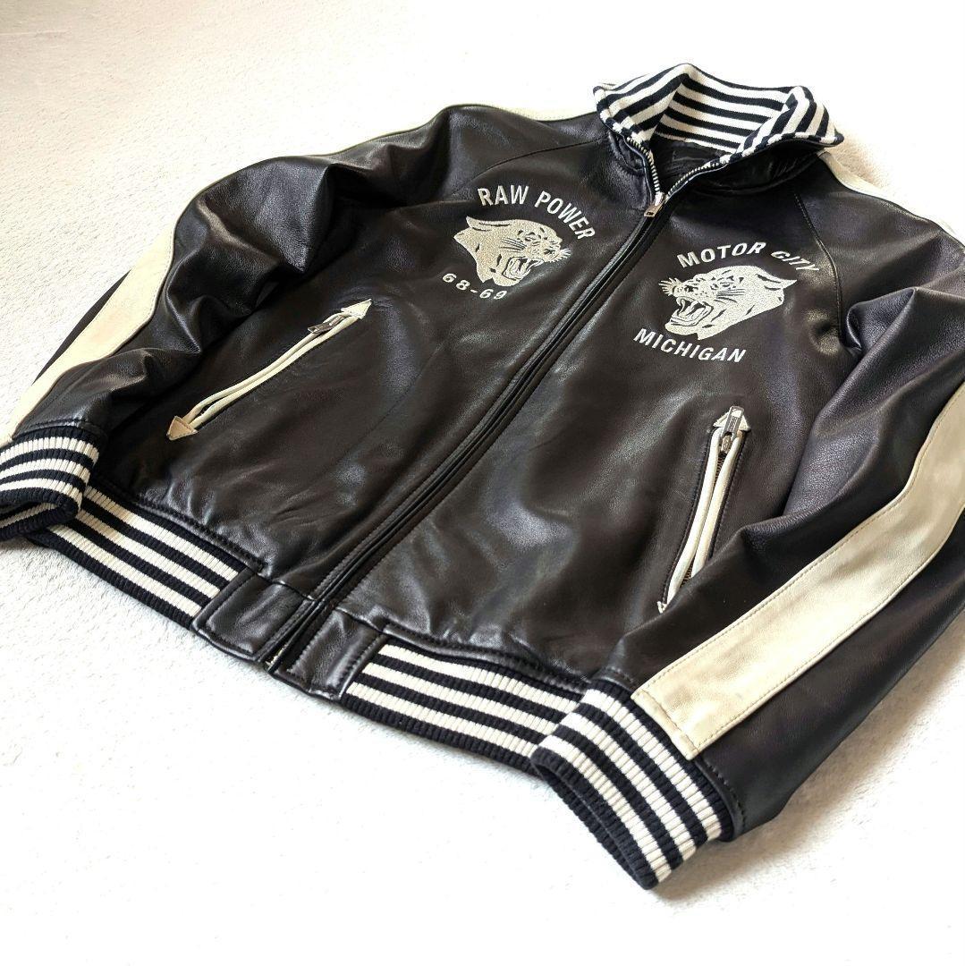 ヒステリックグラマー ラムレザー スカジャン タイガー S ♦chie0709様