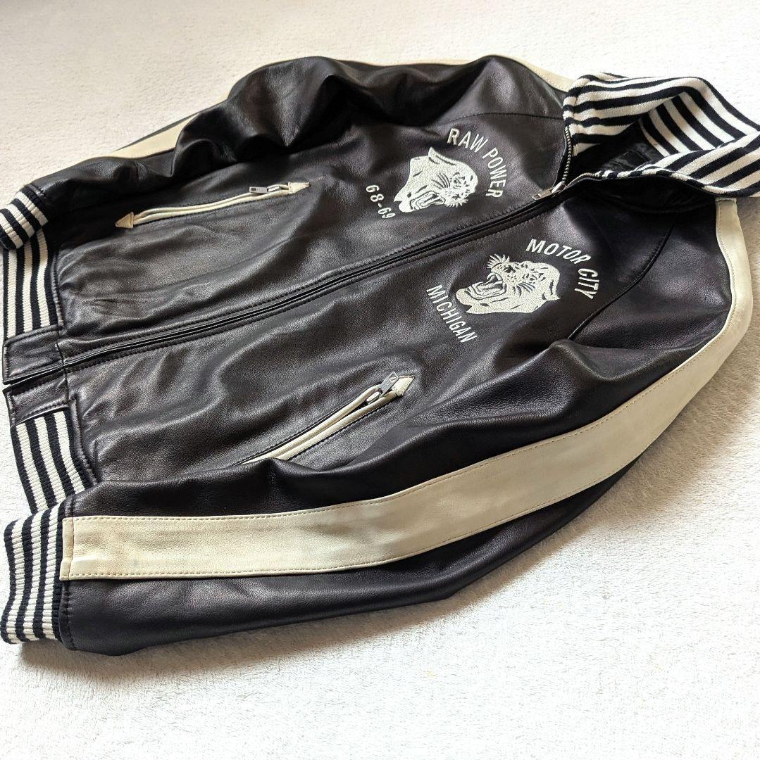 ヒステリックグラマー ラムレザー スカジャン タイガー S ♦chie0709様