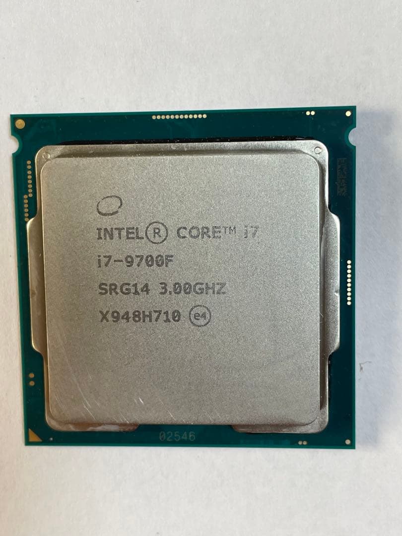 CPU Intel Core i7-9700F CPU 3.00GHz
