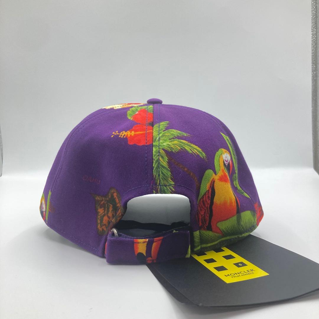 【新品タグ付】MONCLER × Palm Angelsキャップ 帽子 紫