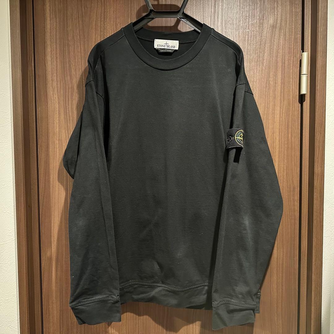 Stone  ブラック スウェット 【L】コットントレーナー
