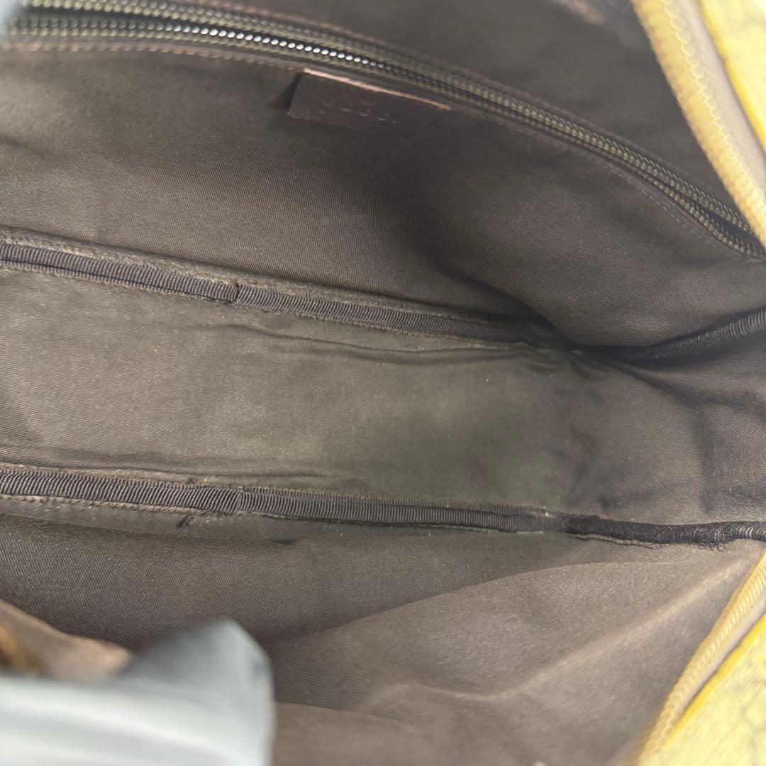 【美品】GUCCI グッチ GGスプリーム ショルダーバッグ PVCレザー