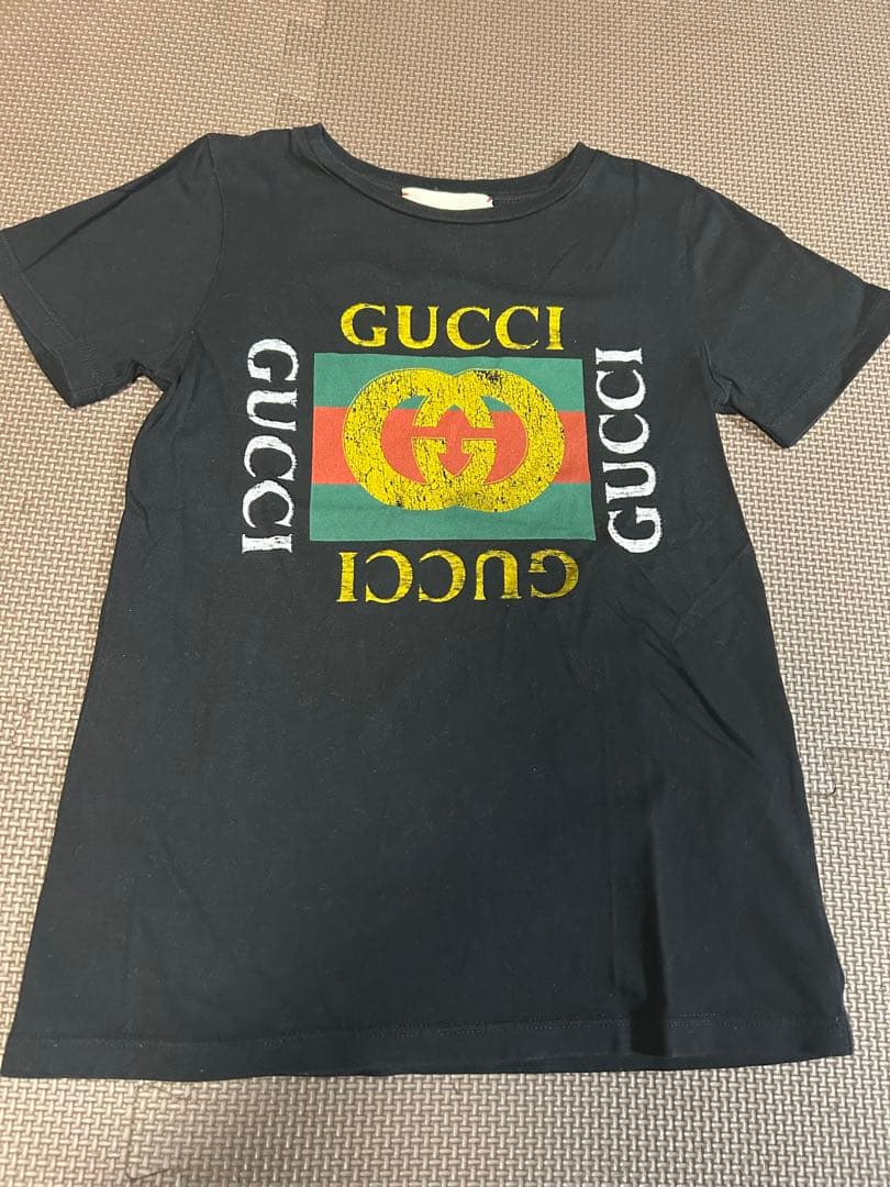 GUCCI キッズ Tシャツ サイズ8 ブラック