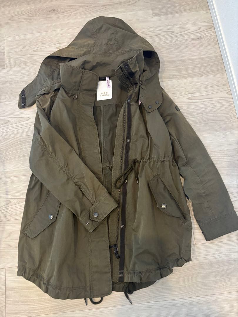 TATRAS モッズコート オリーブ！インナー付き！！ 2回着用のみ！