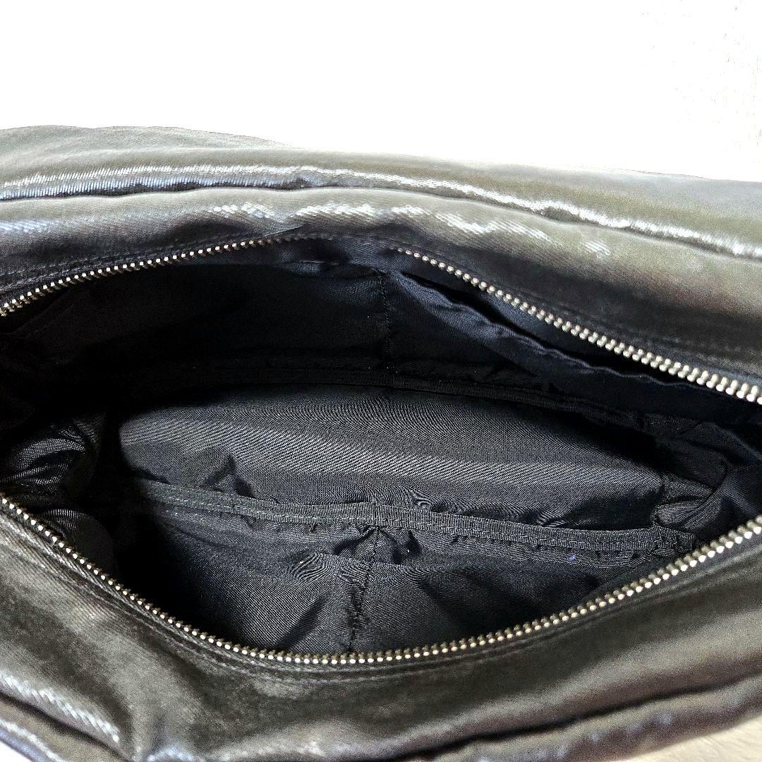 美品 PORTER フリースタイル シャイン メッセンジャーバッグ 黒