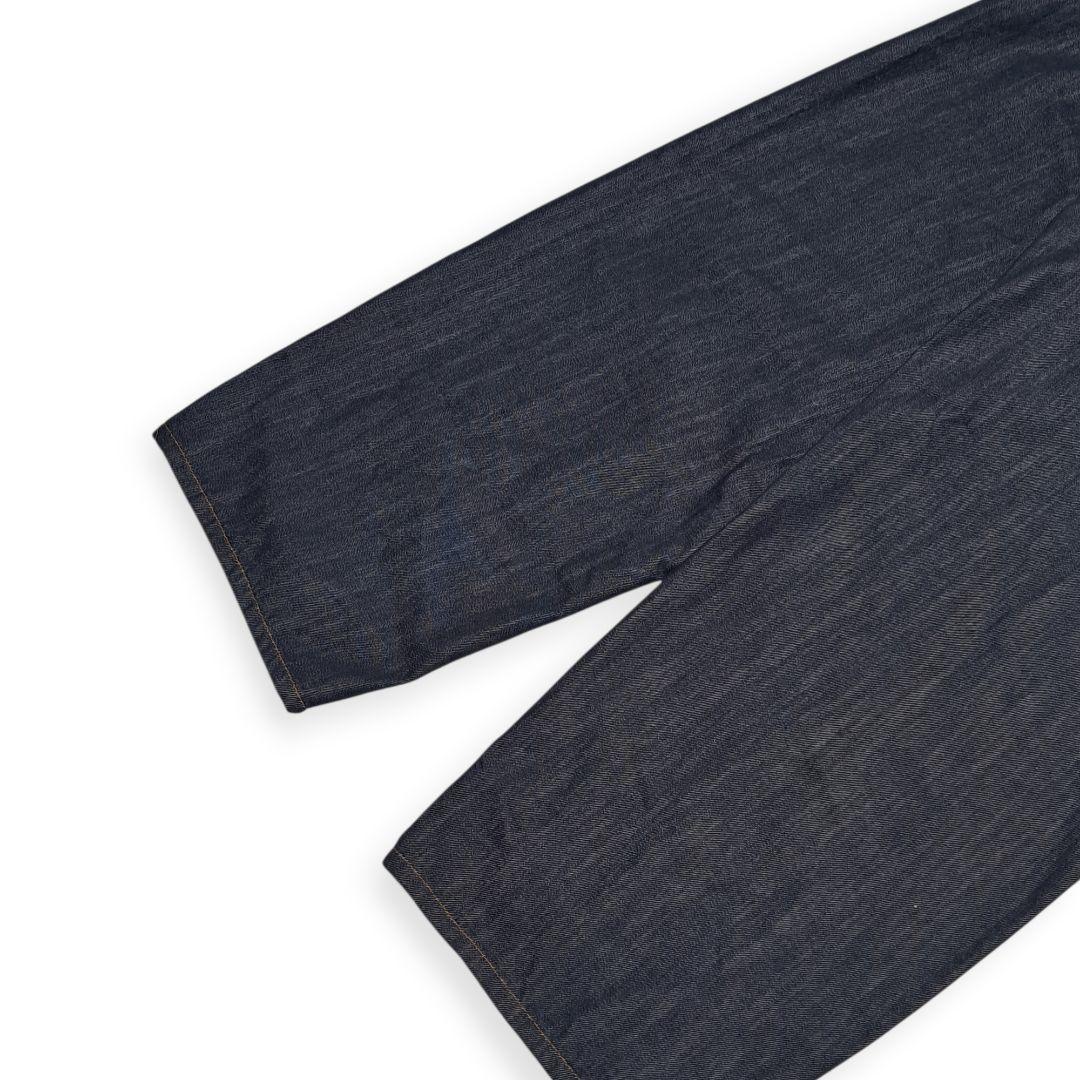 美品 marjour TUCK DENIM タックデニムパンツ 濃紺 ワイド M