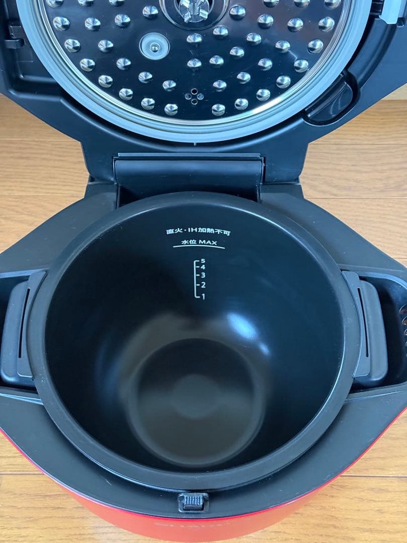 【新品未使用品】ヘルシオ ホットクック KN-HW24G-R