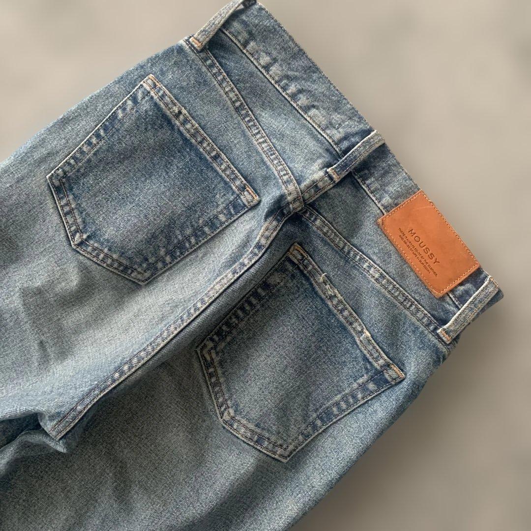 未使用級✨MOUSSYマウジーMVS FLARE フレアデニム　25