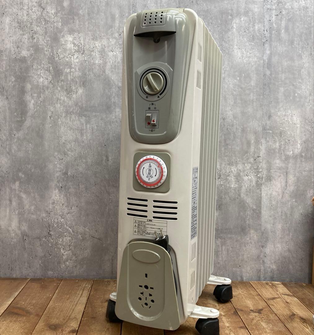 B-壁 【空気が汚れない】エスケイジャパン オイルヒーター 10枚フィン（201