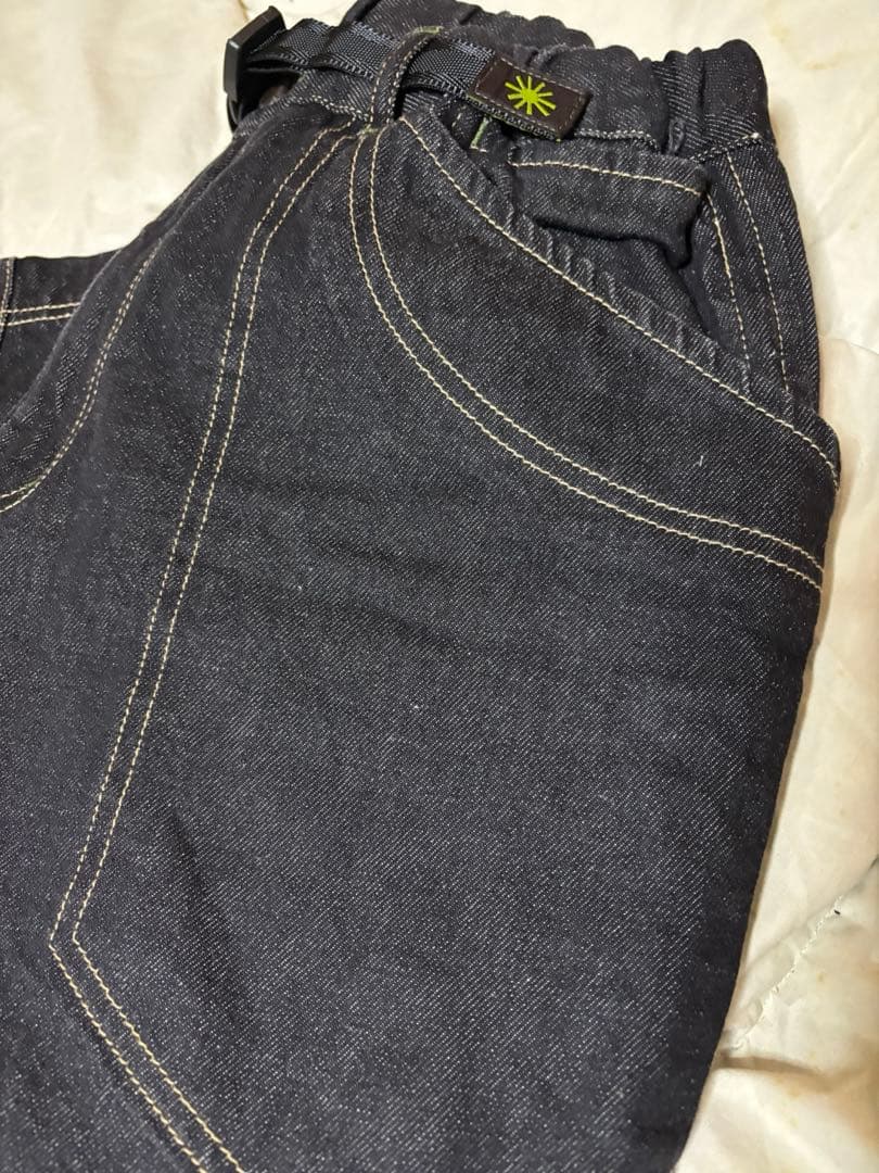 GO HEMP TRAVELER EASY PANTS ブラック　Mサイズデニム