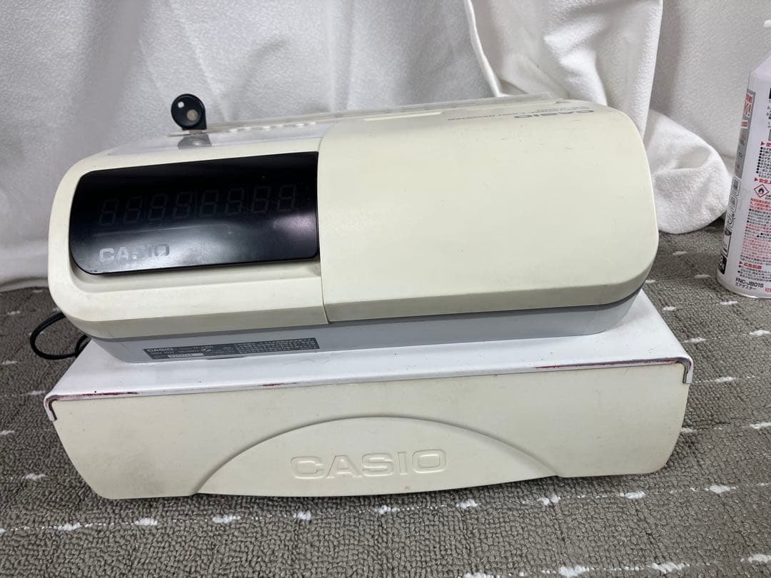 カシオ 電子レジスター TE-2300 本体＋電子名スタンプ RAC-13付き