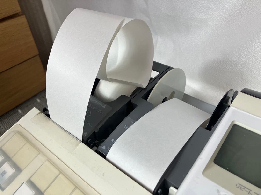 カシオ 電子レジスター TE-2300 本体＋電子名スタンプ RAC-13付き