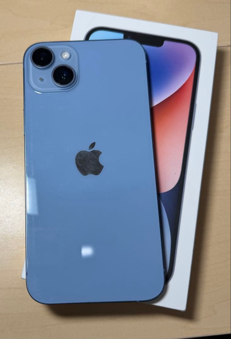 iPhone 14plusブルー 128GB simフリ