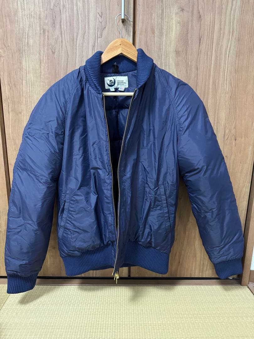 Crescent DownWorks ネイビー ダウンジャケット S