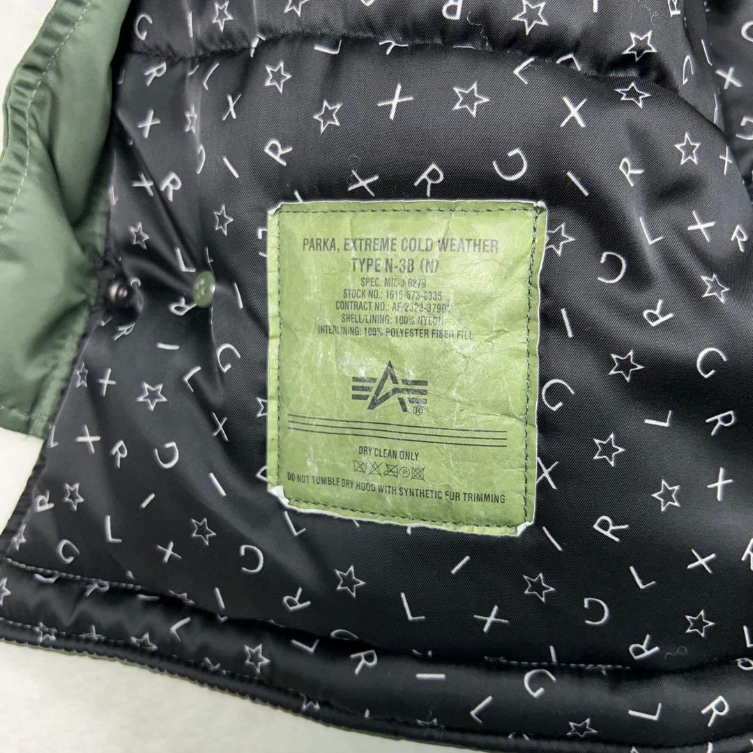 希少コラボ☆X-girl×ALPHA N-3B フライトジャケット Y2K 2
