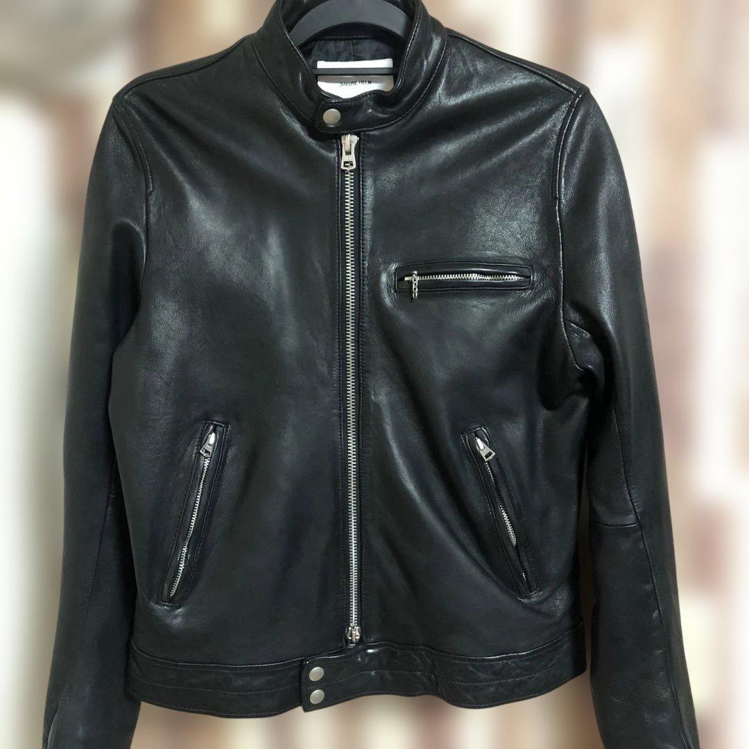 SALUTE HELM ラムレザージャケット　サイズ46