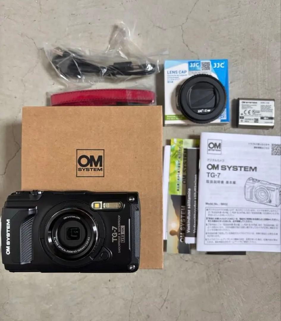【極美品】OM SYSTEM TG-7 コンパクトデジタルカメラ
