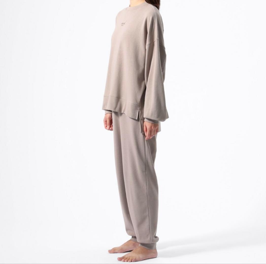 【美品】TENTIAL BAKUNE スウェット上下セット S ブラウン 紐なし