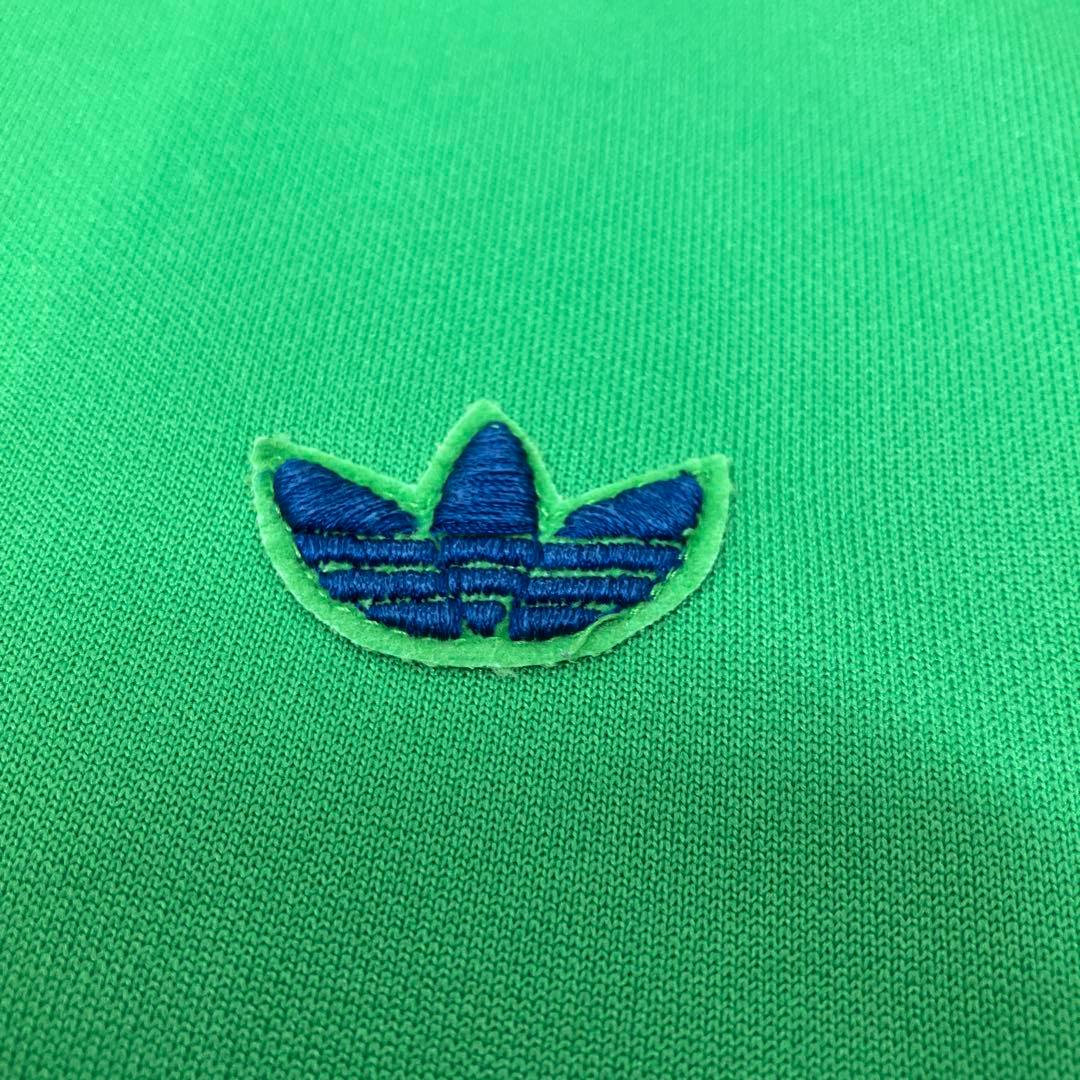 ⑱adidas トラックジャケット 5号70s 80s デサント製 グリーン