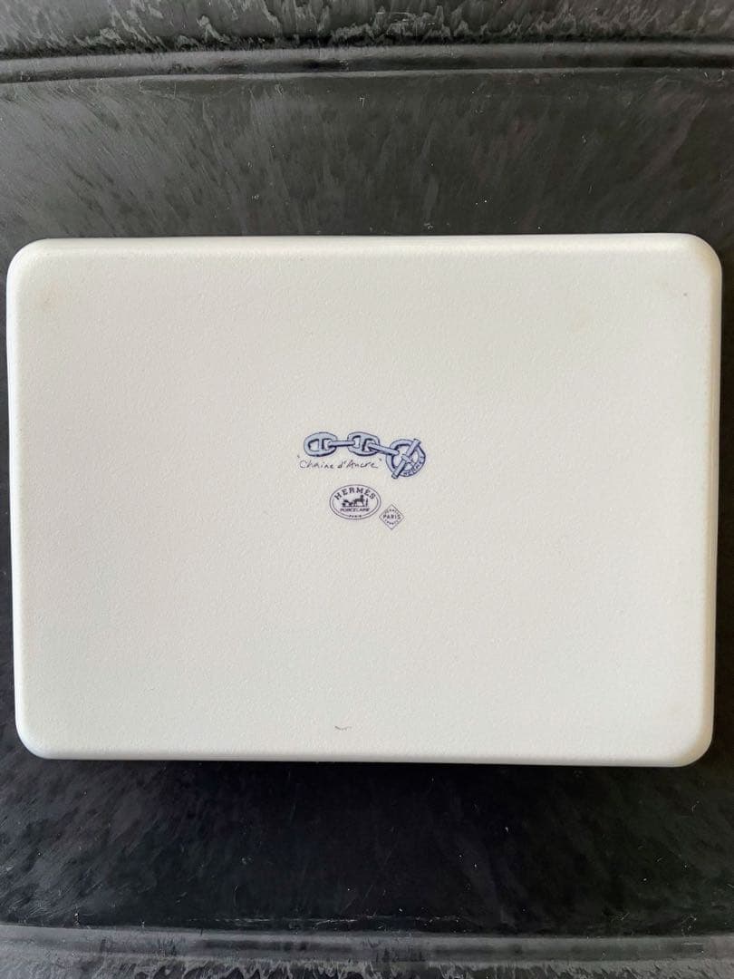 HERMES エルメス シェーヌダンクル スクエアプレート皿