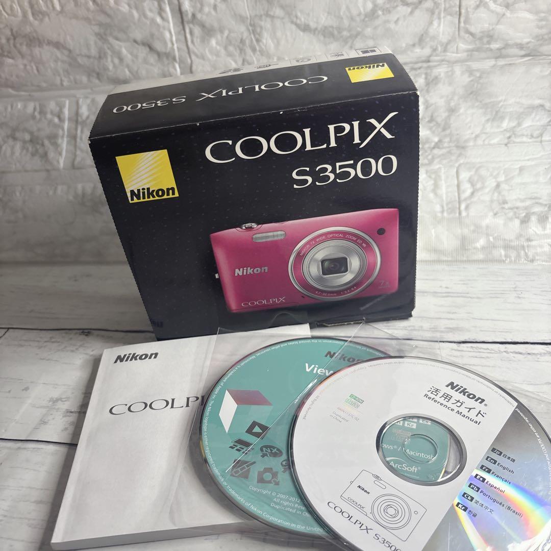 【美品】Nikon COOLPIXS3500 箱取説付