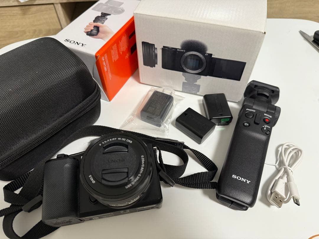 SONYZV-E10L パワーズームレンズキット+シューティンググリップ