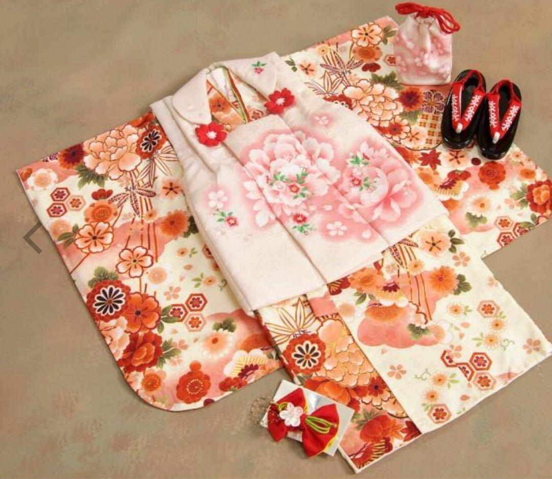 美品！七五三 着物 3歳 女の子 セット