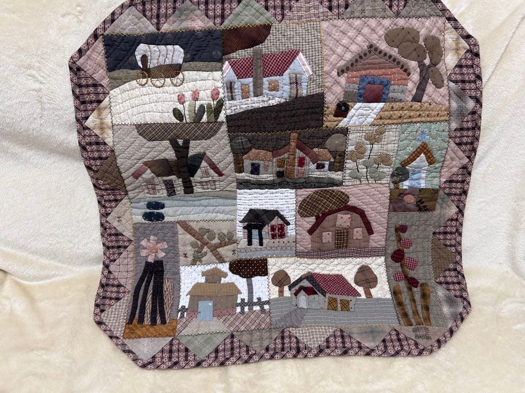 田舎風のタペストリー(^_^)パッチワーク＆ハンドメイド