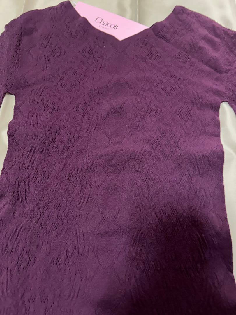 チャコット　ノーソーイング　ニットトップ　大人用Ｍサイズ（ラズベリー）